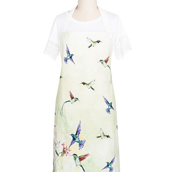 April Cornell Hummingbird Apron O/S NWT - Picture 2 of 2
